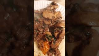 Garlic naan bread beef mushroom onion and tomato sandwich sandwich food easy airfryer [upl. by Notslar]