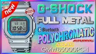 Taste The Rainbow  GShock Full Metal Polychromatic 5000 Series GMWB5000PC1 Unbox amp Review [upl. by Yerak]