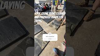 York stone cleaning groundwork [upl. by Eelnayr808]