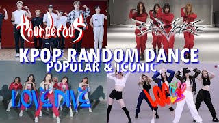 KPOP RANDOM DANCE  POPULAR amp ICONIC SONGS mirrored [upl. by Thunell]