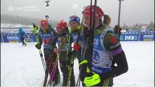 Biathlon  quotOberhof 2019quot  Staffel Damen  Relay Women [upl. by Naed]