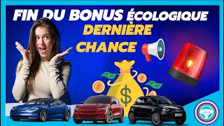 🚨Fin du bonus écologique 2023  c’est maintenant ou jamais pour ces voitures électriques ‼️ [upl. by Gonroff785]