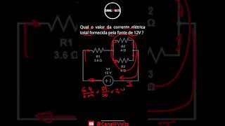 Associação mista shorts resistores circuitoseletricos [upl. by Idnam998]