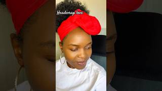 Red wins 👌❤️ headwrap [upl. by Danya]