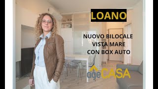 Nuovo bilocale vista mare con box auto  Loano  AgeCASA Immobiliare [upl. by Akcimat]