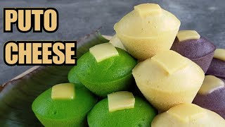 How to Make PUTO CHEESE ALA GOLDILOCKS  3 FLAVORS IN 1 MIXTURE  PUTO RECIPE with COSTING [upl. by Markiv89]