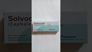 Solvocef  Cephalexin  500 mg capsules price [upl. by Diskson944]