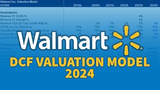 Walmart WMT DFC Valuation Model 2024  Fundamental Stock Analysis [upl. by Ahsienauq]