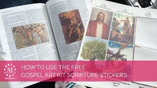 How to use MeckMoms free LDS scripture stickers [upl. by Cordi819]