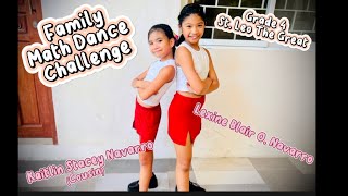 Family Math Dance Challenge  Lexine Blair O Navarro [upl. by Hax]