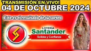 Resultado LOTERIA DE SANTANDER del viernes 04 de octubre 2024 [upl. by Etnoved]