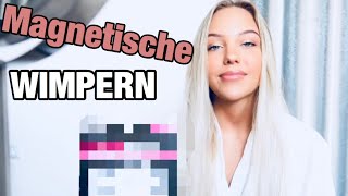 Magnetische Wimpern 😳 Nie wieder KLEBEN 🤫 [upl. by Jolie]