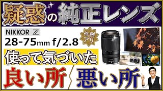 Nikon ミラーレス一眼カメラ Zシリーズにオススメな標準ズームレンズを作例レビューで解説。 【NIKKOR Z 2875mm f28】 [upl. by Cristi]