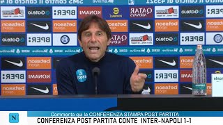 🔵ANTONIO CONTE CONFERENZA post INTERNAPOLI 11  LE PAROLE DI CONTE PRESS  CONTE CONTRO IL VAR [upl. by Allehc476]