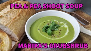 PEA amp PEA SHOOT SOUP  An EASY QUICK PLANT PROTEIN RICH soup recipe A must try [upl. by Sargent]