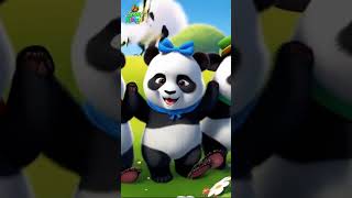 Five Little Pandas Song  Fun Kids Nursery Rhyme amp Counting Song 🎶🐼  SmartAlmonds shorts [upl. by Alver]