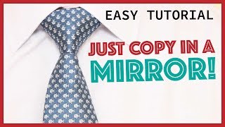 How to TieaTie  Full Windsor slowly mirrored  Easy [upl. by Malik]