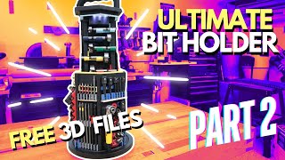 ULTIMATE Bit Holder Part 2 Secret Storage amp Cool LED Mods [upl. by Devona]