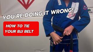 How to Tie Your Belt for BJJ amp Judo [upl. by Ailey]