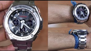 CASIO GSTEEL TOUGH SOLAR GSTS110D1A  UNBOXING [upl. by Atinaej766]