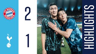 BAYERN MUNICH 21 TOTTENHAM HOTSPUR  HIGHLIGHTS  HEUNGMIN SON amp KIM MINJAE FACEOFF IN SEOUL [upl. by Gargan]