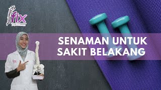 Senaman untuk Masalah Sakit Pinggang [upl. by Gleeson558]