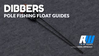 Pole Fishing Floats  Dibbers  RW Floats  Handmade Pole Fishing Floats [upl. by Estis]