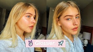 full face of Glossier makeup almost [upl. by Noami]