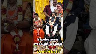 Napoleon Son Dhanoosh Wedding in Japan 💑 wedding nepoleon dhanush japan handicappedlifestyle [upl. by Anul842]