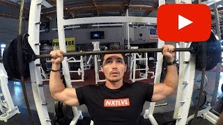 Exercise How To Smith Machine Overhead Press [upl. by Annailuj]