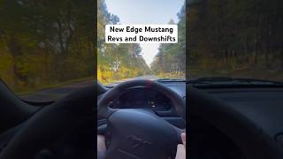 New Edge Mustang GT Revs and Downshifts shorts mustang exhaust [upl. by Hamann]