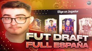 ¡FUT Draft con solo ESPAÑOLES EA FC 24 [upl. by Assillem]