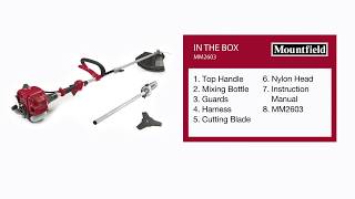 Assembly of Mountfield MM2603 Multi Tool 3 in 1 [upl. by Pesek]