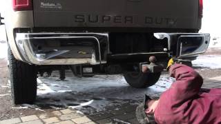 How to Fix F250 Super Duty Rear Bumper [upl. by Malo910]