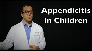 appendicitis in children  PEV [upl. by Eseuqram]