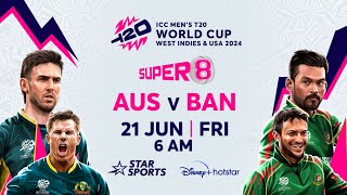 AUSvBAN SUPER Contest awaits in 𝐒𝐔𝐏𝐄𝐑 𝟖  T20WorldCupOnStar [upl. by Ezarras917]