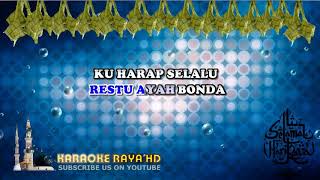 Karaoke Dari Jauh Ku Pohon Maaf  Sudirman  Tanpa Vokal  Minus One  Lirik Video HD [upl. by Aztilem]