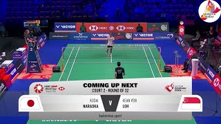 Kodai Naraoka vs Loh Kean Yew  Round Of 32 Denmark Open 2024 Highlight [upl. by Iron]