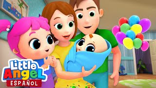 ¡Bienvenido Nuevo Hermanito Canción del nuevo Bebé  Canciones Infantiles  Little Angel Español [upl. by Lexis]