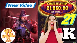 Big Win 21K Wow Slot Games New Slot Video 😱 [upl. by Haukom]