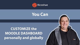 You can CUSTOMIZE the MOODLE DASHBOARD personally and globally [upl. by Acinorav]