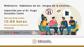 Webinario Hablemos de los riesgos de la nicotina [upl. by Neirod766]