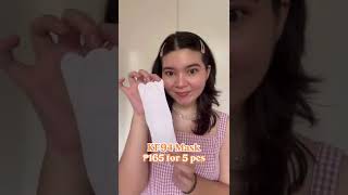 Lets put these Face Masks to the test 😷 Effective nga ba sila  Shopee Finds shorts [upl. by Kylila]