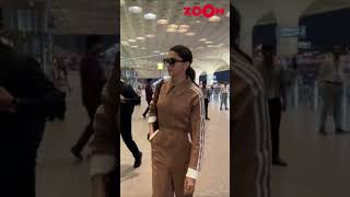 Deepika Padukone in Coord Set spotted at the airport shorts bollywoodgossips deepikapadukone [upl. by Adnuahsor]