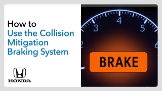 How to Use the Collision Mitigation Braking System™ CMBS™ [upl. by Rother]