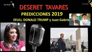 Deseret Tavares predicciones 2019 Donald Trump El Muro [upl. by Noby]