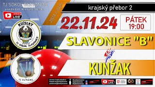 KP2  22112024  Slavonice B vs Kunžak [upl. by Laitselec968]