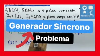 ✅GENERADOR SÍNCRONO PROBLEMA 2  PASO a PASO💯 Curso MÁQUÍNAS ELÉCTRICAS [upl. by Eusadnilem]