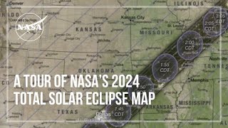 A Tour of NASA’s 2024 Solar Eclipse Map [upl. by Adah719]