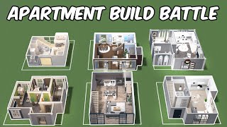 50k APARTMENT BUILD BATTLE IN BLOXBURG [upl. by Sitra]